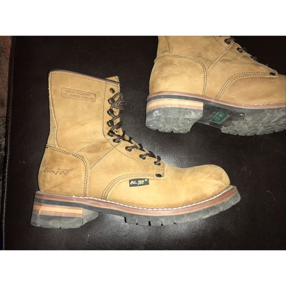 AdTec Brown Crazy Horse Logger Boot Mens Size 8.5 Brown Leather main image 11